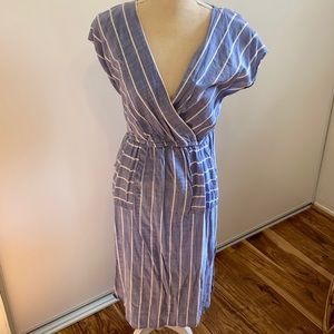 Chambray Stripe Dress